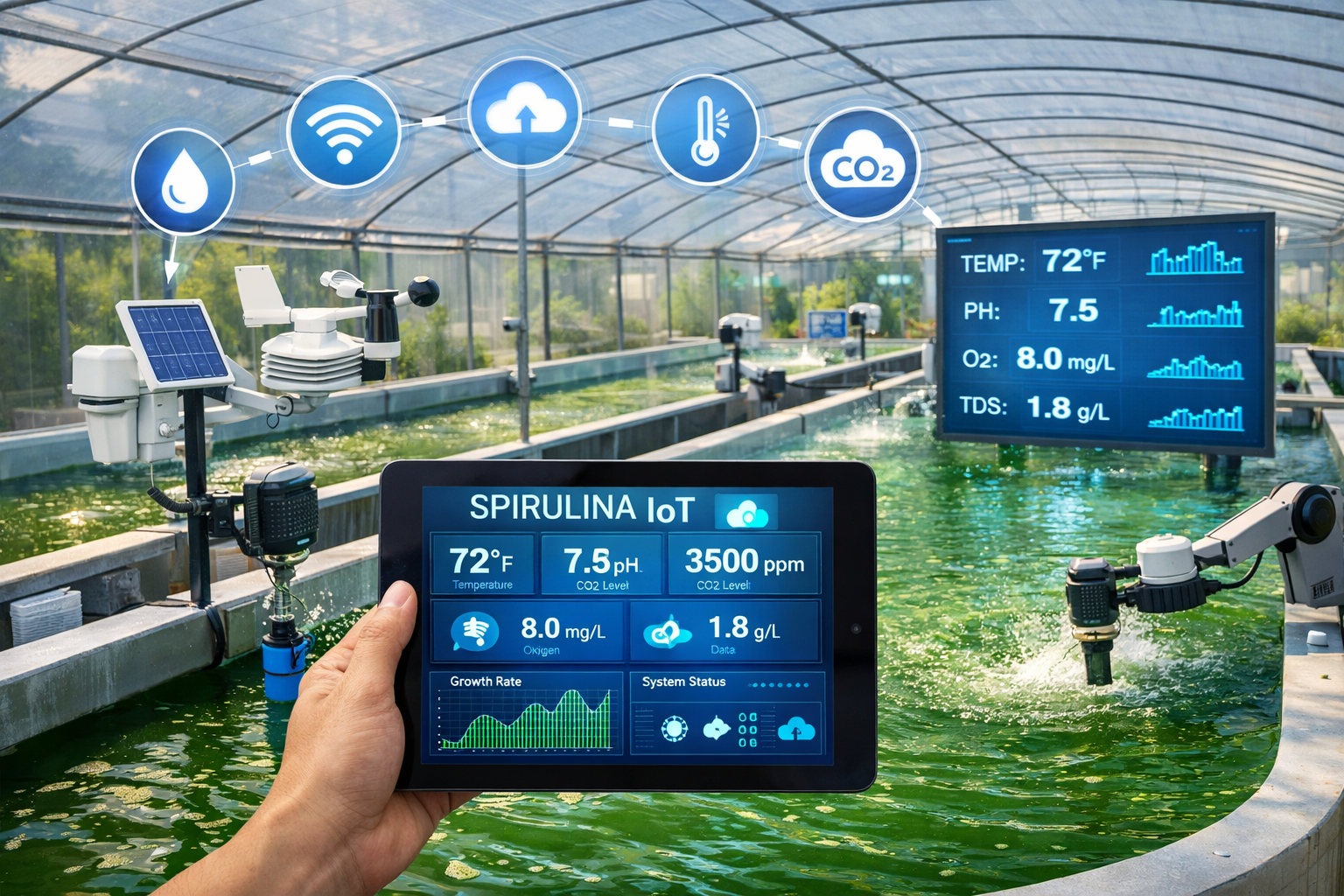 IoT Spirulina Farming